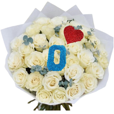30 White Roses